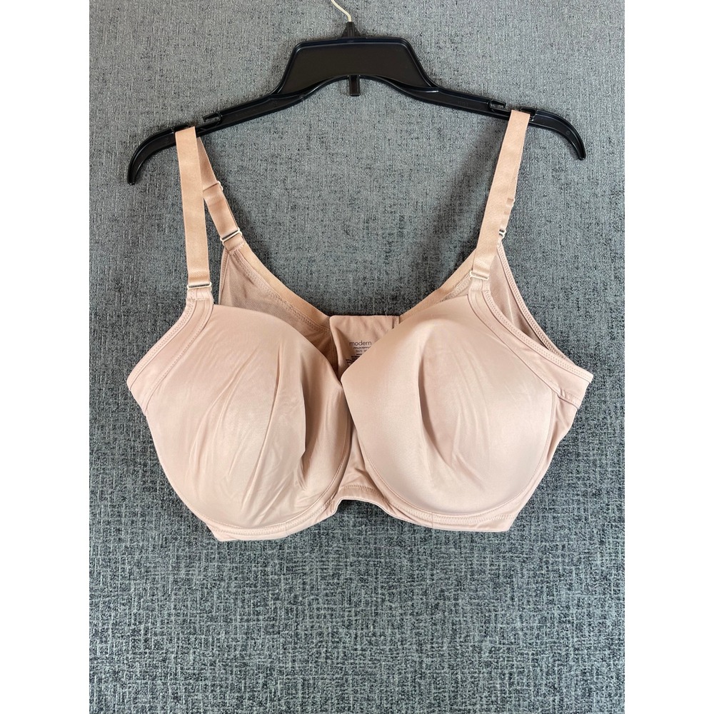 Modern Movement Hidden Glamour Full Coverage Underwire Bra Nude Beige 38DD